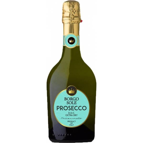 Ігристе вино Borgo Sole Prosecco DOC Extra Dry біле сухе 11% 0,75л