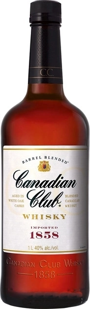 Canadian Club 1л віскі 40% ціна 940 грн в Alcoshop з доставкою