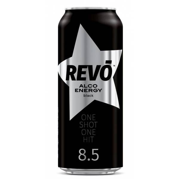 Revo Black Alco Energy черное 0.5л 8.5%
