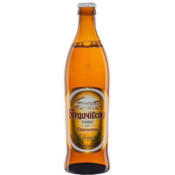 Пиво Бердичевское Пшеничное Светлое 0.5л 4.8%