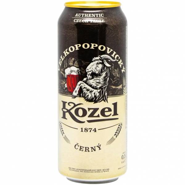 Пиво Velkopopovitsky Kozel темное 3,7% 0,5л