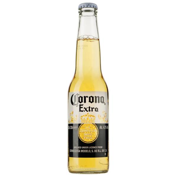 Пиво Corona Extra світле пастеризоване 4.5% 0,33 л