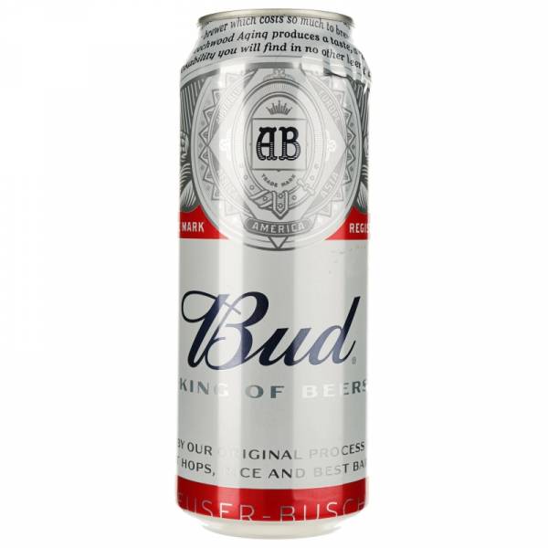 Пиво Bud світле 5% 0,5 л