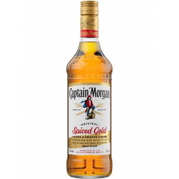 Ромовый напиток Captain Morgan Spiced Gold 0.7л 35%