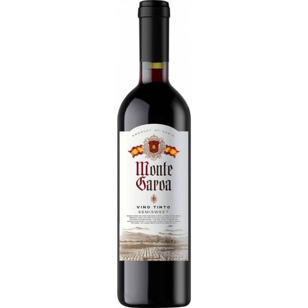 Вино Monte Garoa Tinto Semisweet красное полусладкое 10,5% 0,75л