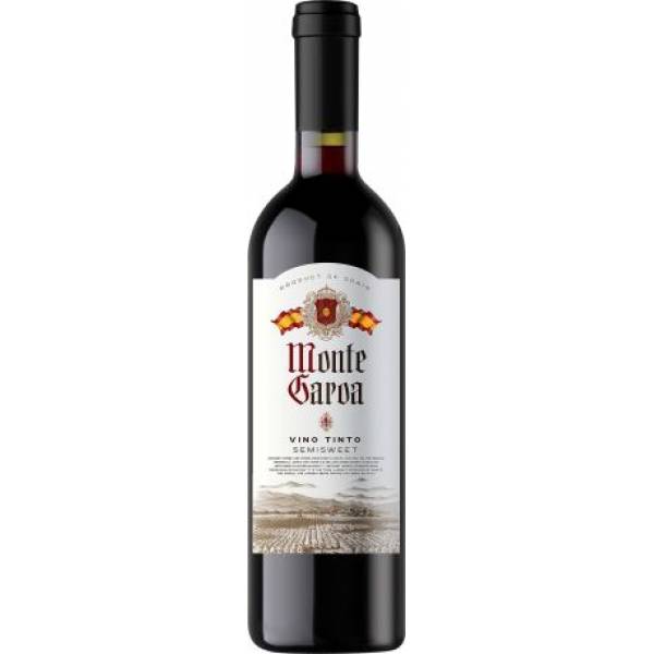 Вино Monte Garoa dry красное сухое 11% 0,75л
