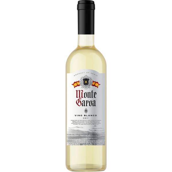 Вино Monte Garoa dry white біле сухе 11% 0,75л