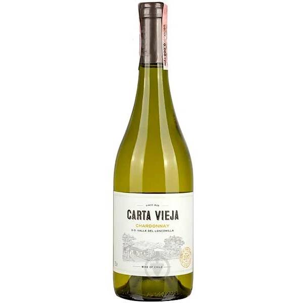 Вино Carta Vieja Chardonnay белое сухое 0.75л 13%