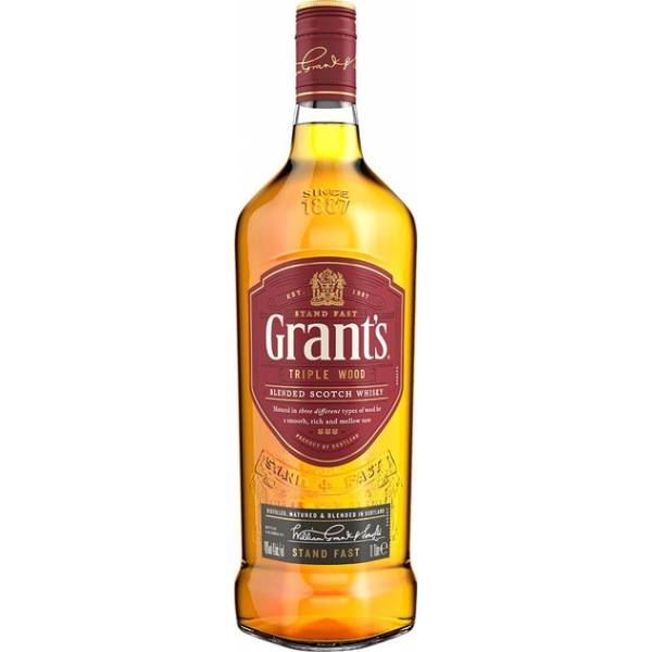 Виски Grant's Triple Wood 1л 40%