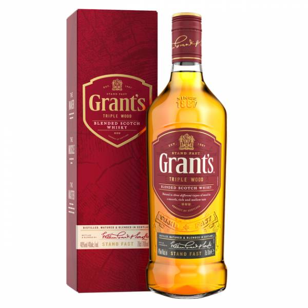 Виски Grants Triple Wood 40% 0,7л в коробке