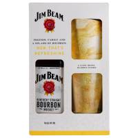 Віскі Jim Beam White 40% 0,7л + 2 склянки Хайбол