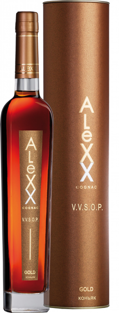 Коньяк AleXX Gold 0.5л в тубусе