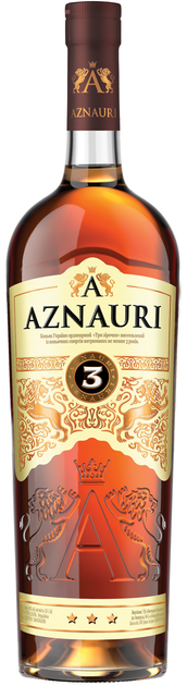 Aznauri 3 зірки 1л 40%
