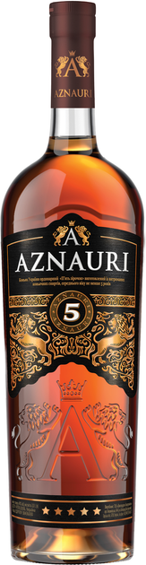 Aznauri 5 зірок 1л 40%