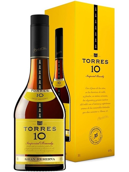Бренді Torres 10 років 0.7л в коробці