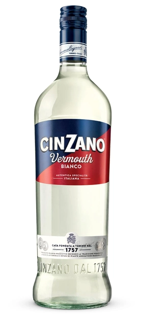 Вермут Cinzano Bianco 1л 15%