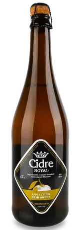 Сидр Cidre Royal яблочный полусладкий 0.7л 5-6.9%