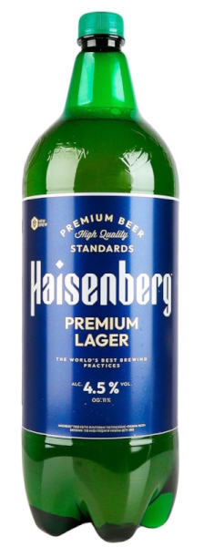 Пиво Haisenberg Premium Lager світле 1.8л