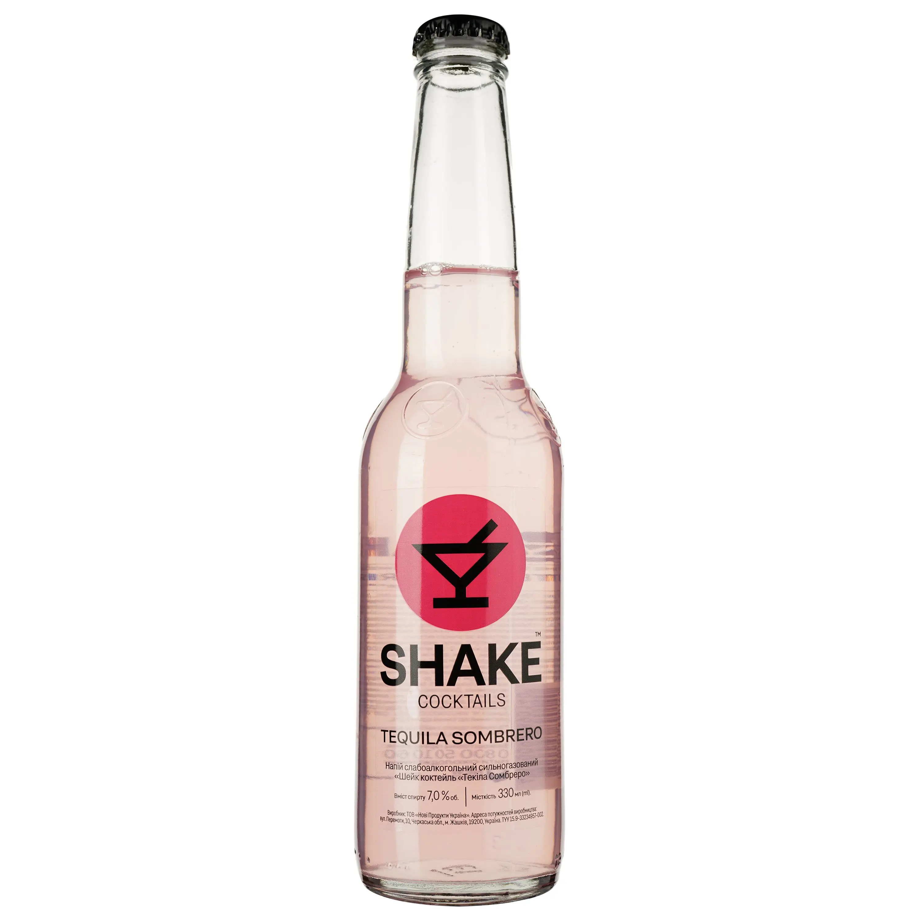 Shake Текіла Сомбреро 7% 0,33 л