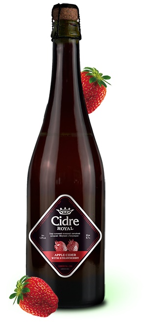 Cidre Royal с Клубникой сладкий 0.7л 5%