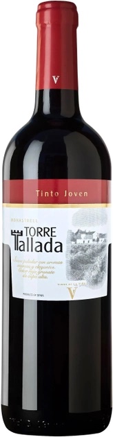 Вино Torre Tallada Tinto Joven червоне сухе 13% 0.75л