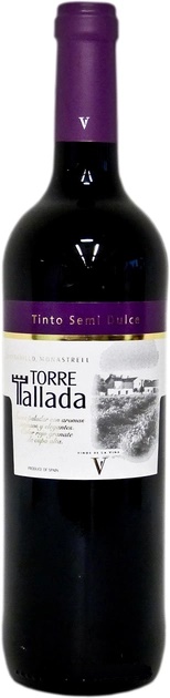 Вино Torre Tallada Tinto Semi Dulce червоне напівсолодке 13% 0.75л