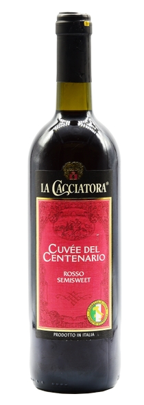 Вино La Cacciatora Rosso красное полусладкое 10.5% 0.75 л