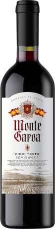 Вино Monte Garoa dry red червоне сухе 11% 0.75л