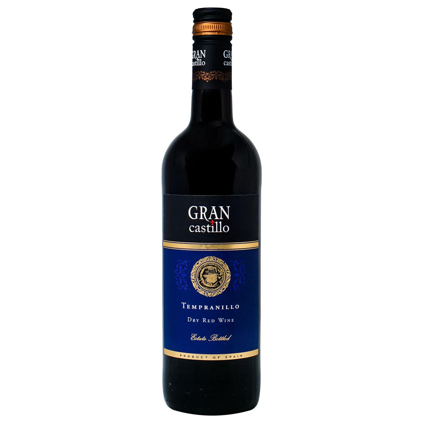 Вино Gran Castillo Friends Tempranillo червоне сухе 12.5% 0.75 л