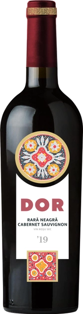 Вино Bostavan DOR Rara Neagra & Cabernet Sauvignon червоне сухе 13.5% 0.75л