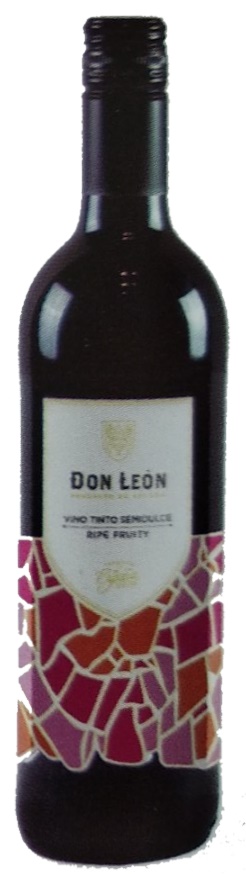 Вино Don Leon Semisweet червоне напівсолодке 11.5% 0.75л