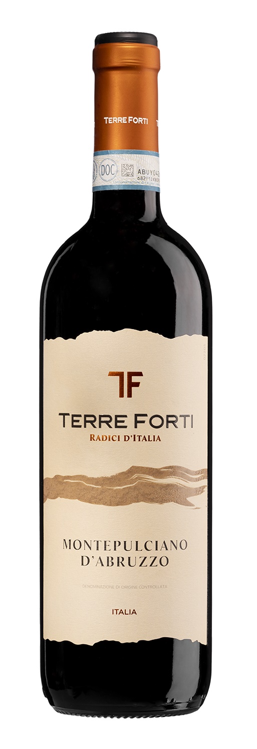 Вино Terre Forti Montepulciano d'Abruzzo DOC червоне сухе 12.5% 0.75л