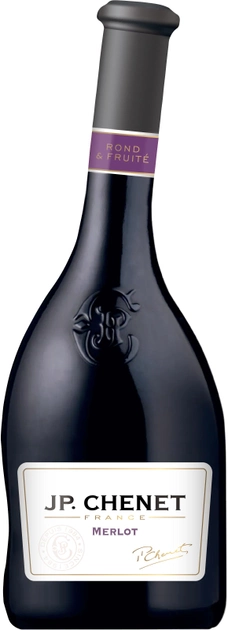 Вино J.P. Chenet Merlot красный сухой 9.5-14% 0.75л