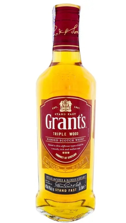 Виски Grant's Triple Wood 0.35л 40%