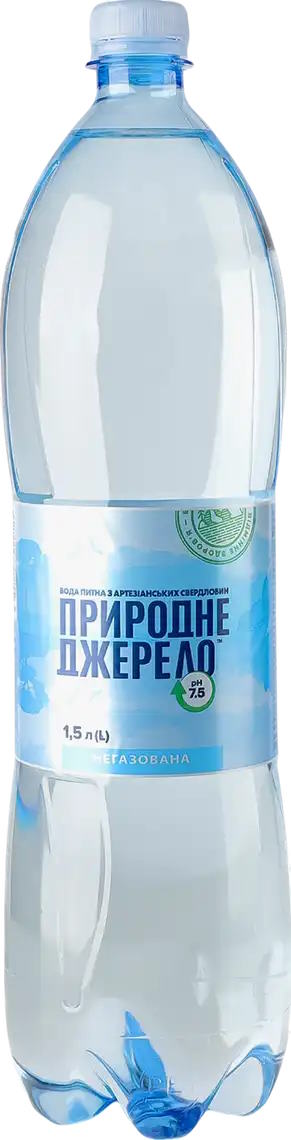 Вода Природне джерело негазированная артезианская 1.5л