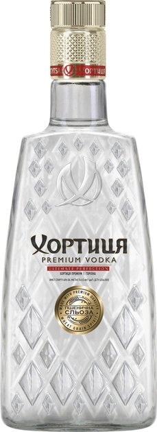 Горілка Хортиця Преміум 0.5л 40%